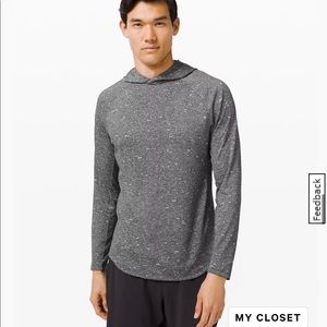 Lululemon mens fresh form hoodie black / white size L